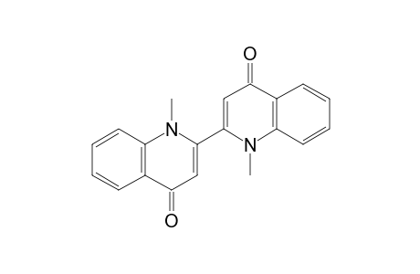 1-Methyl-2-(1-methyl-4-oxo-2-quinolyl)-4-quinolone