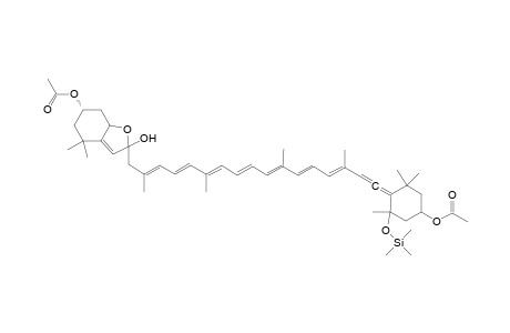 Fucoxanthin - 3-acetate - 5'-(trimethylsilyl) ether - hemiketal