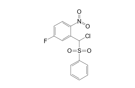 [(2-Nitro-5-fluorophenyl)chloromethyl]Phenyl Sulfone