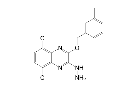 5,8-Dichloro-2-hydrazino-3-(3-methylbenzyloxy)quinoxaline