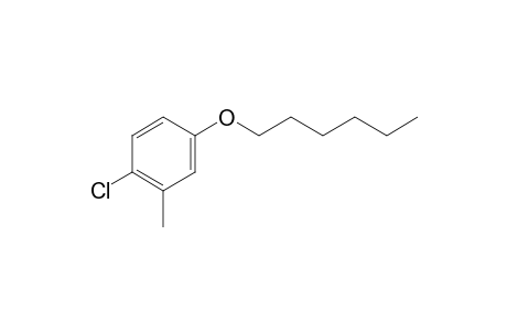 4-Chloro-3-methylphenyl hexyl ether