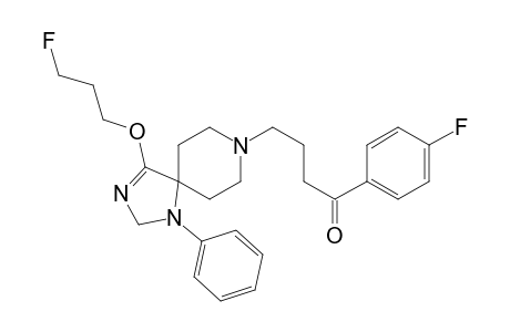 1-Butanone, 1-(4-fluorophenyl)-4-[4-(3-fiuoropropoxy)-1-phenyl-1,3,8-triazaspiro[4,5]dec-3-en-8-yl]-