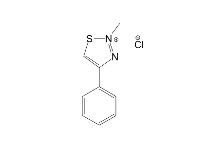 2-METHYL-4-PHENYL-1,2,3-THIADIAZOLIUM-CHLORIDE