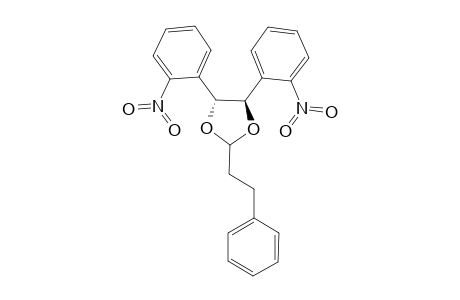 (4R,5R)-4,5-bis(2-nitrophenyl)-2-(2-phenylethyl)-1,3-dioxolane