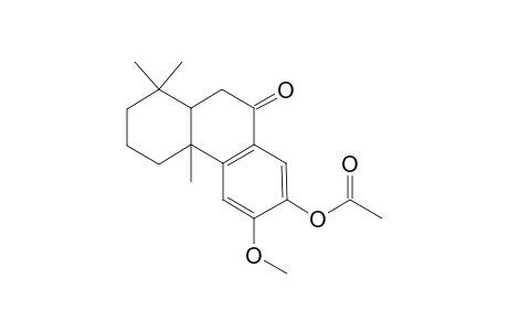 acetic acid (10-keto-3-methoxy-4b,8,8-trimethyl-6,7,8a,9-tetrahydro-5H-phenanthren-2-yl) ester