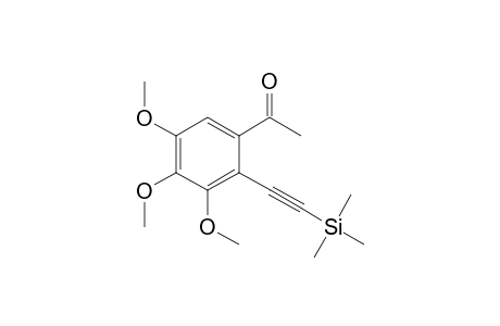 1-(3,4,5-trimethoxy-2-((trimethylsilyl)ethynyl)phenyl)ethanone