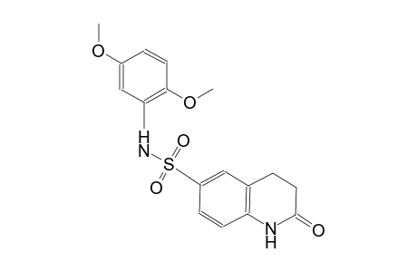 N-(2,5-dimethoxyphenyl)-2-oxo-1,2,3,4-tetrahydro-6-quinolinesulfonamide