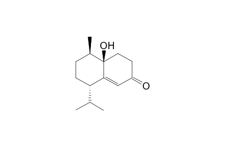 (1R,7S,10R)-1-Hydroxy-11-nor-cadinan-5-en-4-one
