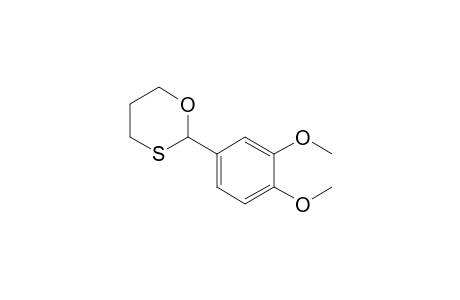 2-(3,4-Dimethoxyphenyl)-1,3-oxathiane