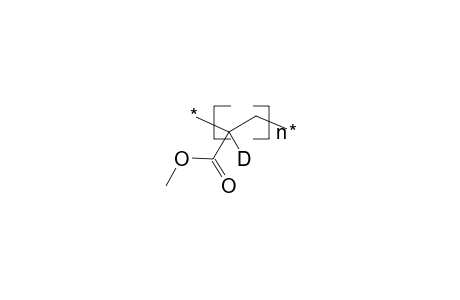 Poly(alpha-deutero-methylacrylate)