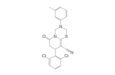 2H,6H-pyrido[2,1-b][1,3,5]thiadiazine-9-carbonitrile, 8-(2,6-dichlorophenyl)-3,4,7,8-tetrahydro-3-(3-methylphenyl)-6-oxo-