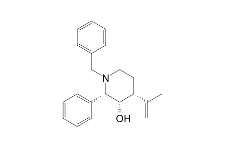 (2S,3S,4R)-N-Benzyl-3-hydroxy-4-isopropenyl-2-phenylpiperidine
