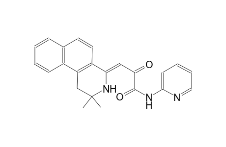 propanamide, 3-(2,3-dihydro-2,2-dimethylbenz[f]isoquinolin-4(1H)-ylidene)-2-oxo-N-(2-pyridinyl)-, (3Z)-