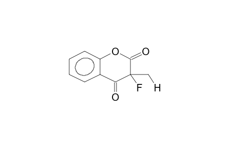 3-FLUORO-3-METHYL-BENZO-2,4-PYRANDIONE