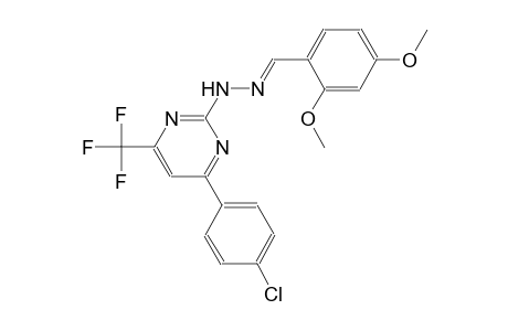 2,4-dimethoxybenzaldehyde [4-(4-chlorophenyl)-6-(trifluoromethyl)-2-pyrimidinyl]hydrazone