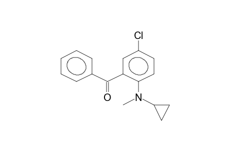 2-Cyclopropyl-methylamino-5-chlorobenzophenone
