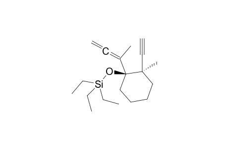 (trans-1-(Buta-2,3-dien-2-yl)-2-ethynyl-2-methylcyclohexyloxy)triethylsilane