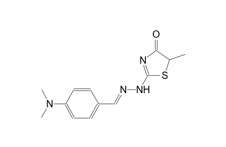 benzaldehyde, 4-(dimethylamino)-, (4,5-dihydro-5-methyl-4-oxo-2-thiazolyl)hydrazone