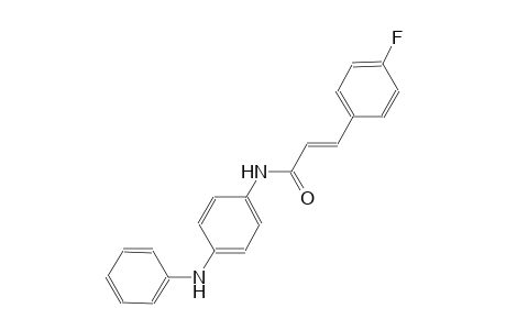 (2E)-N-(4-anilinophenyl)-3-(4-fluorophenyl)-2-propenamide