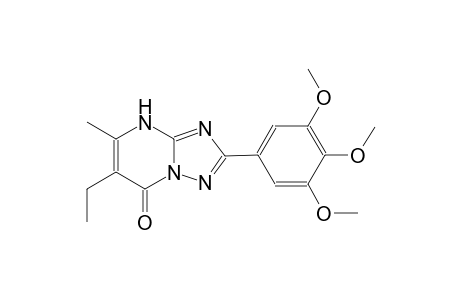 [1,2,4]triazolo[1,5-a]pyrimidin-7(4H)-one, 6-ethyl-5-methyl-2-(3,4,5-trimethoxyphenyl)-