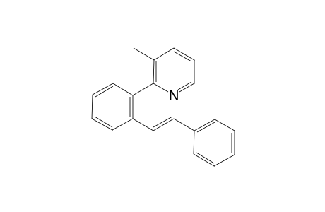 (E)-3-methyl-2-(2-styrylphenyl)pyridine