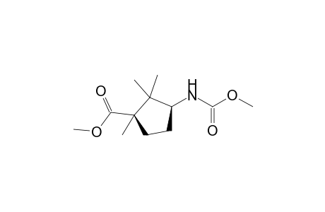 Methyl 3-[(methoxycarbonyl)amino]-1,2,2-trimethylcyclopentane-1-carboxylate