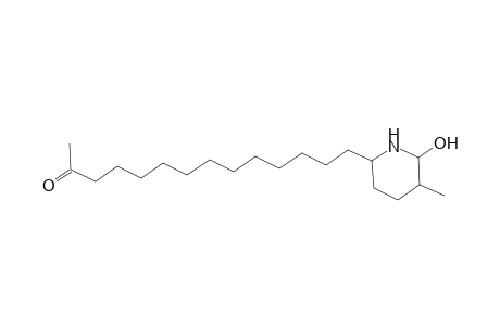 14-(5-methyl-6-oxidanyl-piperidin-2-yl)tetradecan-2-one