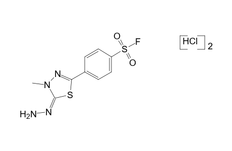 2-[p-(fluorosulfonyl)phenyl]-4-methyl-delta square-1,3,4-thiadiazolin-5-one, hydrazone, dihydrochloride