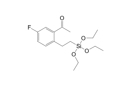 5-Fluoro-2-[2-(triethoxysilyl)ethyl]acetophenone