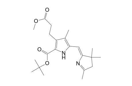 3-(3-keto-3-methoxy-propyl)-4-methyl-5-[(Z)-(3,3,5-trimethyl-1-pyrrolin-2-ylidene)methyl]-1H-pyrrole-2-carboxylic acid tert-butyl ester