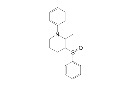 2-Methyl-1-phenyl-3-phenylsulfinylpiperidine
