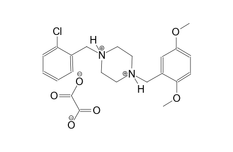 1-(2-chlorobenzyl)-4-(2,5-dimethoxybenzyl)piperazinediium oxalate