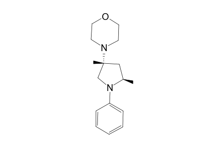 4-((3R,5R)-3,5-Dimethyl-1-phenyl-pyrrolidin-3-yl)-morpholine