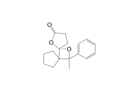 1'-Methyl-1'-phenyl-2-oxotetrahydrofuranspirooxetane-3'-spirocyclopentane