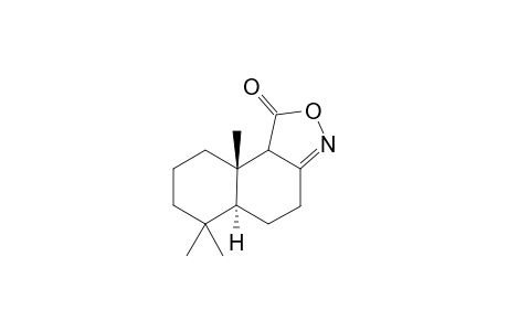 6,6,9a-Trimethydecahydronaphthaleno[c]isoxazolone