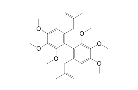 1,2,3-trimethoxy-5-(2-methylallyl)-4-[2,3,4-trimethoxy-6-(2-methylallyl)phenyl]benzene