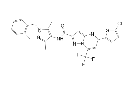 5-(5-chloro-2-thienyl)-N-[3,5-dimethyl-1-(2-methylbenzyl)-1H-pyrazol-4-yl]-7-(trifluoromethyl)pyrazolo[1,5-a]pyrimidine-2-carboxamide