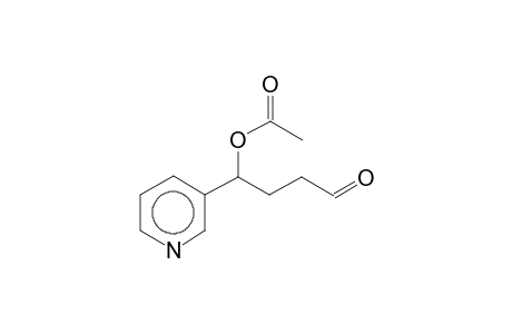 Acetic acid 4-oxo-1-pyridin-3-yl-butyl ester