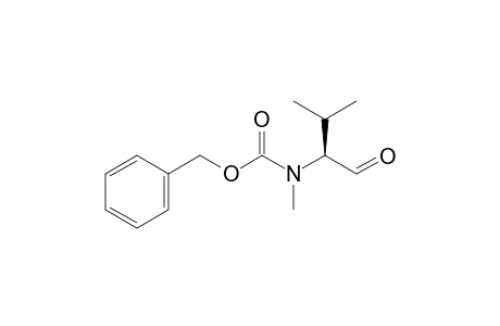 (S)-Benzyl methyl(3-methyl-1-oxobutan-2-yl)carbamate