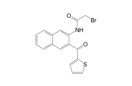 2-(N-Bromoacetylamino)-3-(2'-thienylcarbonyl)naphthalene