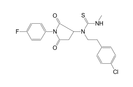 thiourea, N-[2-(4-chlorophenyl)ethyl]-N-[1-(4-fluorophenyl)-2,5-dioxo-3-pyrrolidinyl]-N'-methyl-