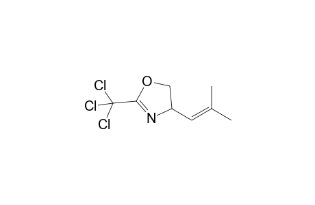 (E)-4-(2-Methylprop-1-en-1-yl)-2-(trichloromethyl)-4,5-dihydro-1,3-oxazole