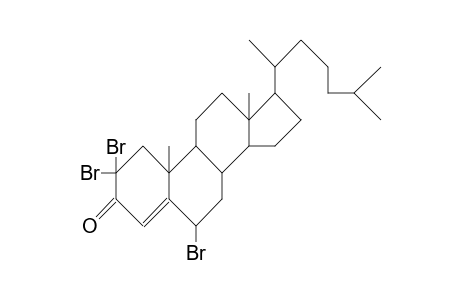 2,2,6b-Tribromo-cholest-4-en-3-one