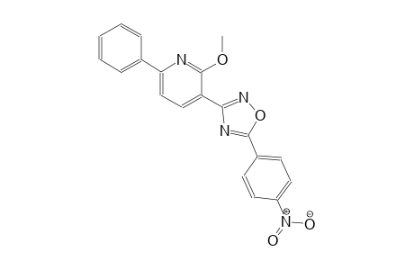 2-methoxy-3-[5-(4-nitrophenyl)-1,2,4-oxadiazol-3-yl]-6-phenylpyridine