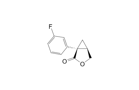 (1S,2R)-2-OXO-1-(3-FLUOROPHENYL)-3-OXABICYCLO-[3.1.0]-HEXANE