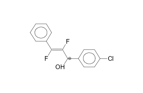 TRANS-1,2-DIFLUORO-1-PHENYL-2-(4'-CHLOROBENZOYL)ETHENE PROTONATED
