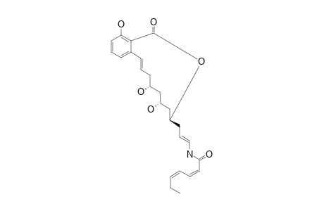 (2Z,4Z)-N-[(E)-3-[(4S,6R,8R,10E)-6,8,16-trihydroxy-2-keto-3-oxabicyclo[10.4.0]hexadeca-1(12),10,13,15-tetraen-4-yl]prop-1-enyl]hepta-2,4-dienamide