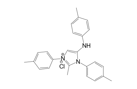 2-Methyl-1,3-bis(4-methylphenyl)-4-(p-methylphenyl)amino-1,3-diazolium chloride