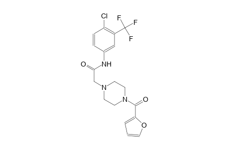 1-piperazineacetamide, N-[4-chloro-3-(trifluoromethyl)phenyl]-4-(2-furanylcarbonyl)-