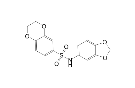 N-(1,3-benzodioxol-5-yl)-2,3-dihydro-1,4-benzodioxin-6-sulfonamide